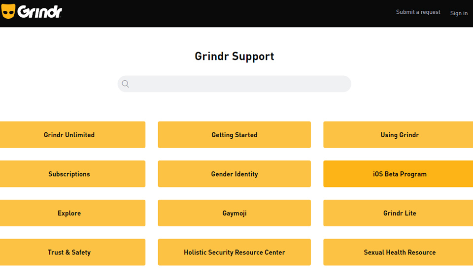 Account without use grindr Grindr